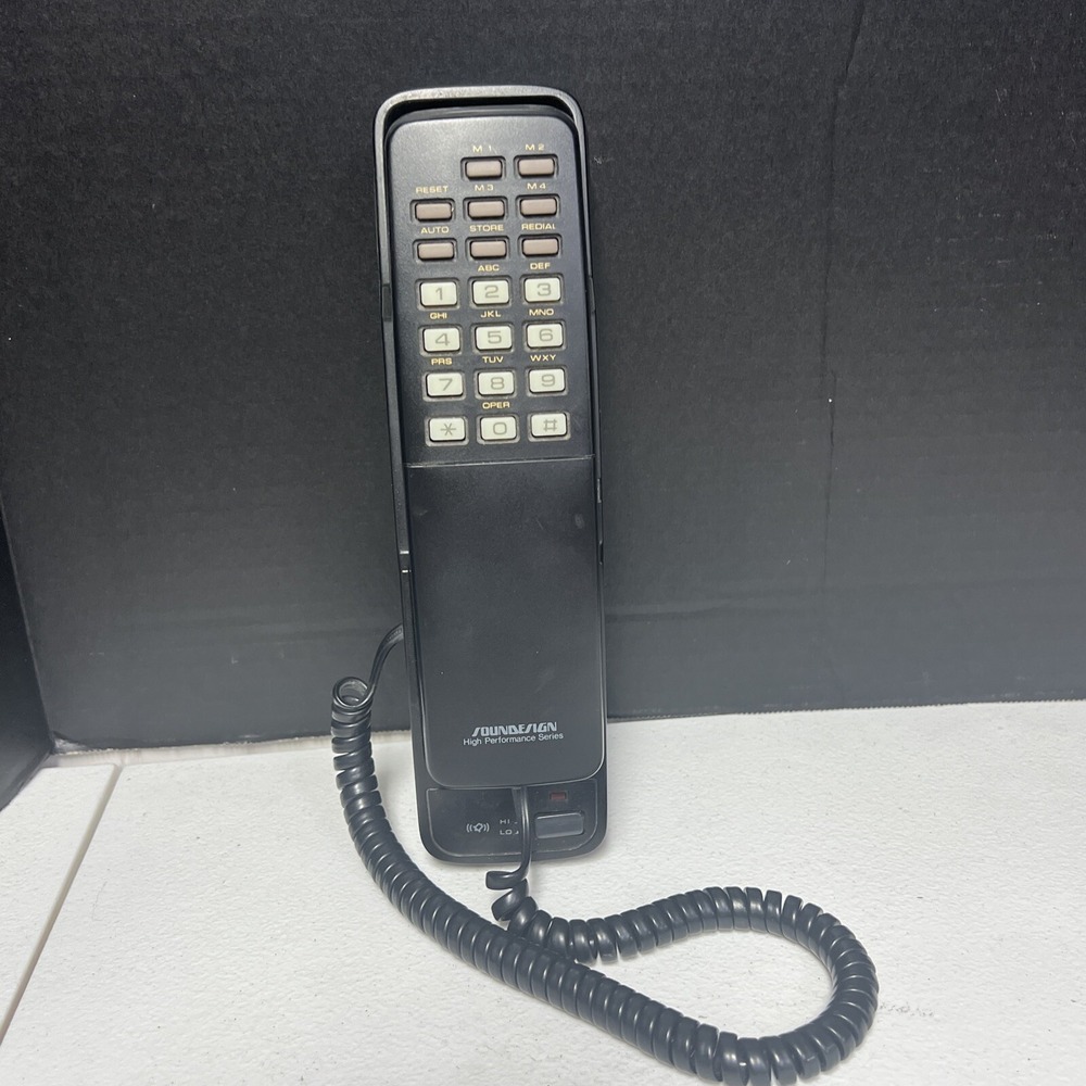 VINTAGE  SOUNDESIGN HIGH PERFORMANCE SERIES 7345BLK  Phone‎ Untested